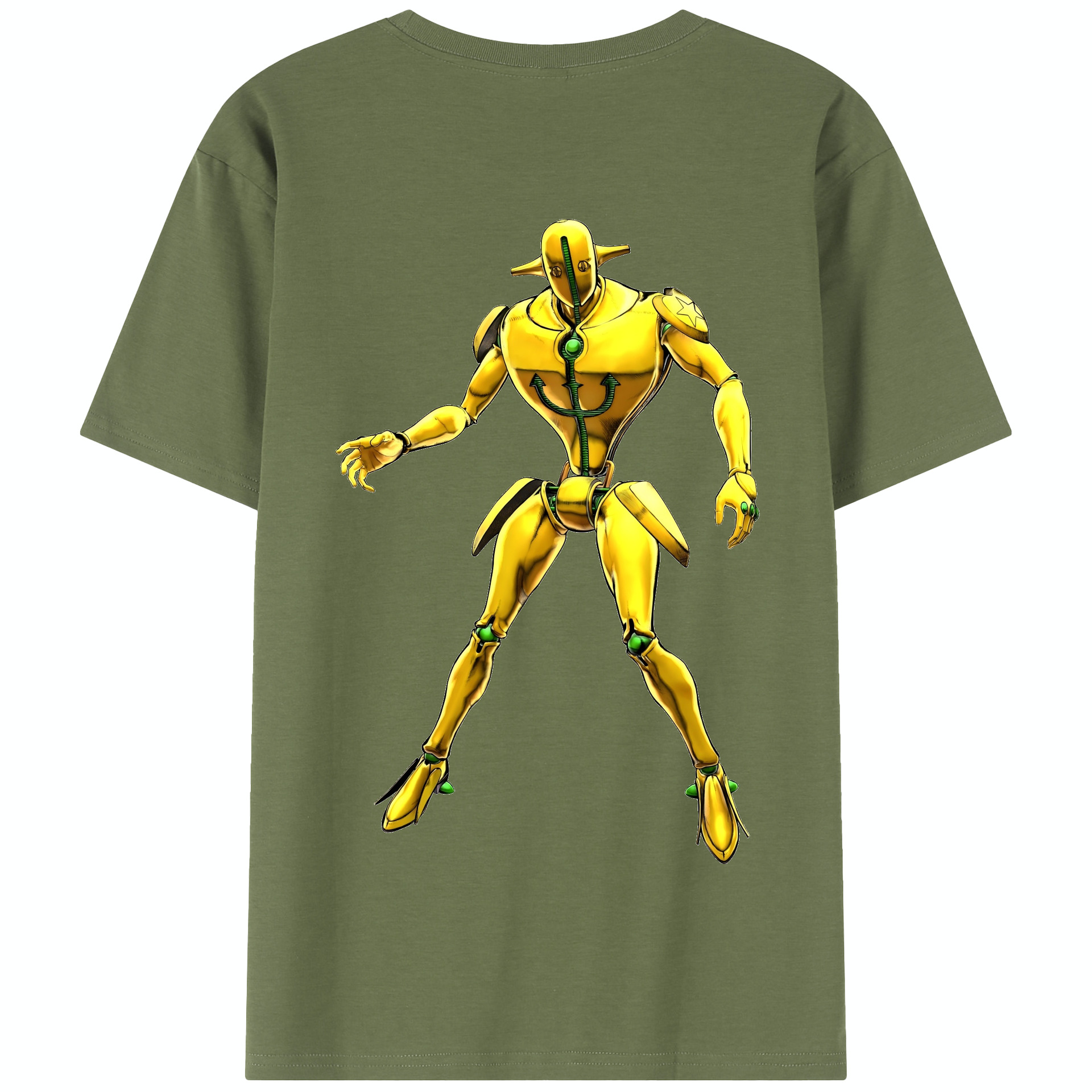 （画像用） ジョジョの奇妙な冒険 JoJo's Bizarre Adventure 綿100％半袖Tシャツ（背面プリント）